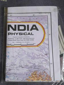 NDIA Physical Map - Geography Educational