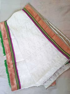 🆕️ Brasso Saree with Brocade Border