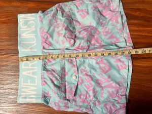 Trendy Aqua &amp; Pink Graphic Print Set