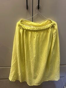 Bright Yellow Midi Skirt