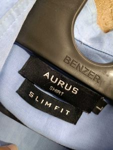 Men's Blue Slim Fit Shirt