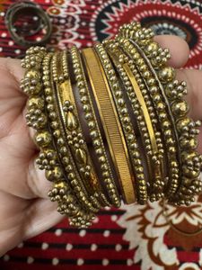 2 Gorgeous Gold Bangle Set