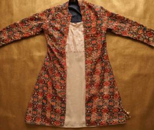 Embroidered Kurta with Jacket Set XL