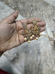 Elegant Pearl &amp; Crystal Choker Necklace