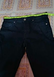 Men's Wide Leg Black Jeans