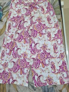 Paisley Print Palazzo Pants