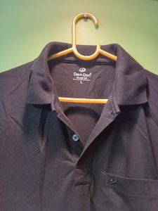 Solid Black Polo M