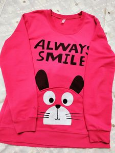 Rose Pink Sweatshirt