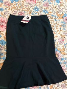 Elegant Black Mermaid Skirt
