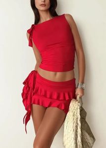 Newme red dress set