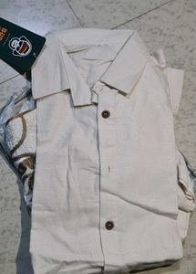 Men's Embroidered Linen Shirt