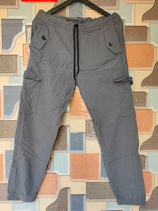 Stylish Grey Cargo Pants