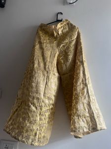 Designer Yellow kurti with plazo