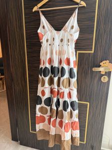 Boho Polka Dot Maxi Dress