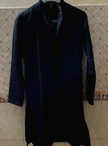 Elegant Navy Blue Kurta