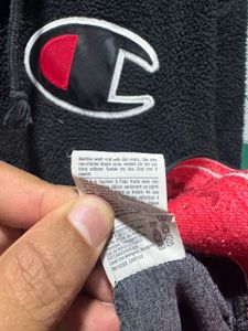 Champion Black Quarter Zip Sherpa Hoodie