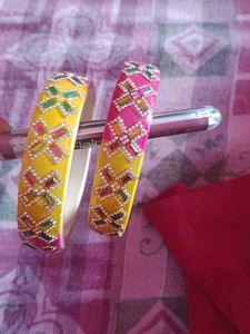 Vibrant Beaded Bangles