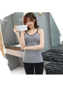 Grey Compression Camisole Top
