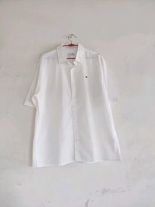 Lacoste White Short Sleeve Shirt