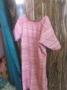 Pink Ethnic Printed Kurta