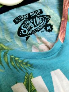 Men's cotton floral tshirt