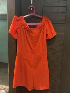 Coral jumpsuit