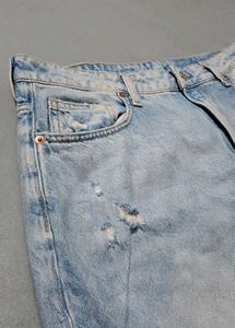 H&amp;M| Light Wash Baggy Balloon Fit Jeans|