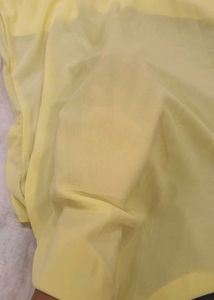 Yellow Crepe Beachy Top