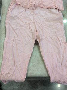 Pink Lounge Night Suit