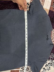 Men's Dark Grey Ribbed T-Shirt