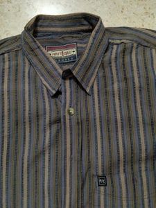 Striped Men's Short Sleeve Shirt