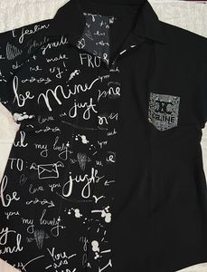 Unique Black bagi style Graphic Print Shirt