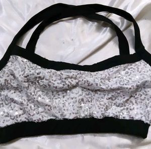 Sparkly Sequin Crop Top