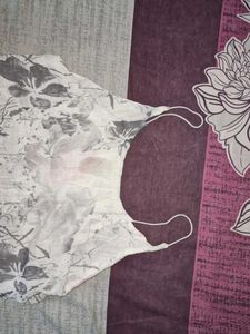 Boho Floral Print Layered Top