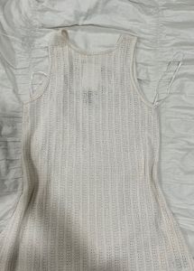 H&amp;M with tag cream knit tank top