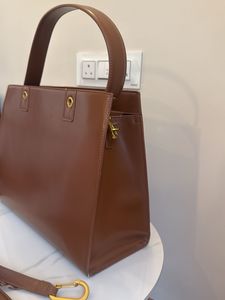 Miraggio Brown Leather Tote Bag
