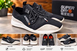SUPERDRY Men's Black Sneakers