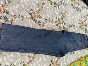Women's Blue Cargo Jeans with free shorts ❤️‍🔥❤️‍