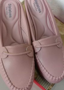 Nude Pink Mules -  Loafers