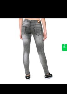 Grey Wash Skinny Jeans