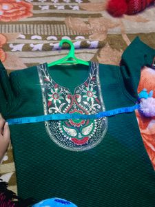 Woolen Strecheble Kurti For Women..