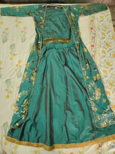 Stunning Teal Lehenga Choli Set