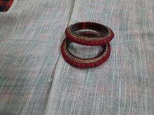 Red &amp; Gold Bangle Set