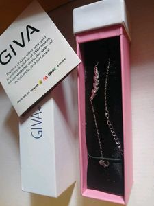 Leaf Design GIVA 925Silver Bracelet