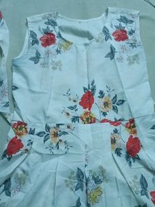 Floral Print Sleeveless Dress