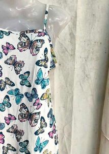 Butterfly Print Summer Dress