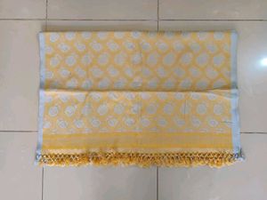 Unused Cotton Table Cover Runner