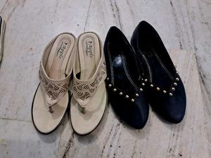 off white heels and black belly