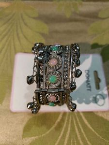 Boho Beaded Cuff Bangle Bracelet