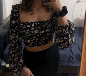 Black Crop Top